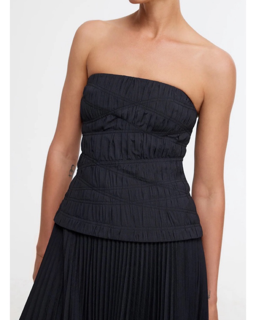 acler bristol strapless midi dress Acler - Bristol Midi Dress