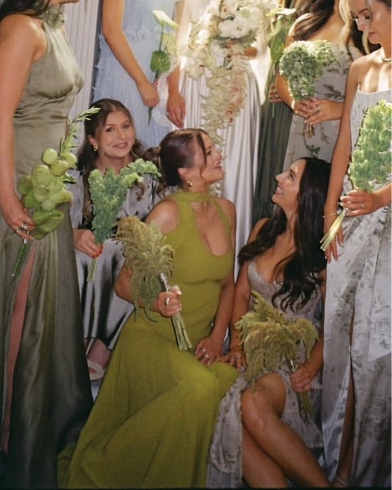 Siedres Raye Green Halter Maxi Dress by Siedres - Pickle