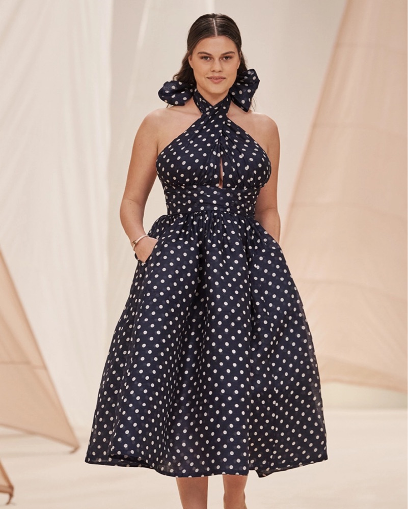 zimmermann polka dot halter dress BNWT Zimmermann Crush Ruffle Halter Polkadot Mini Dress