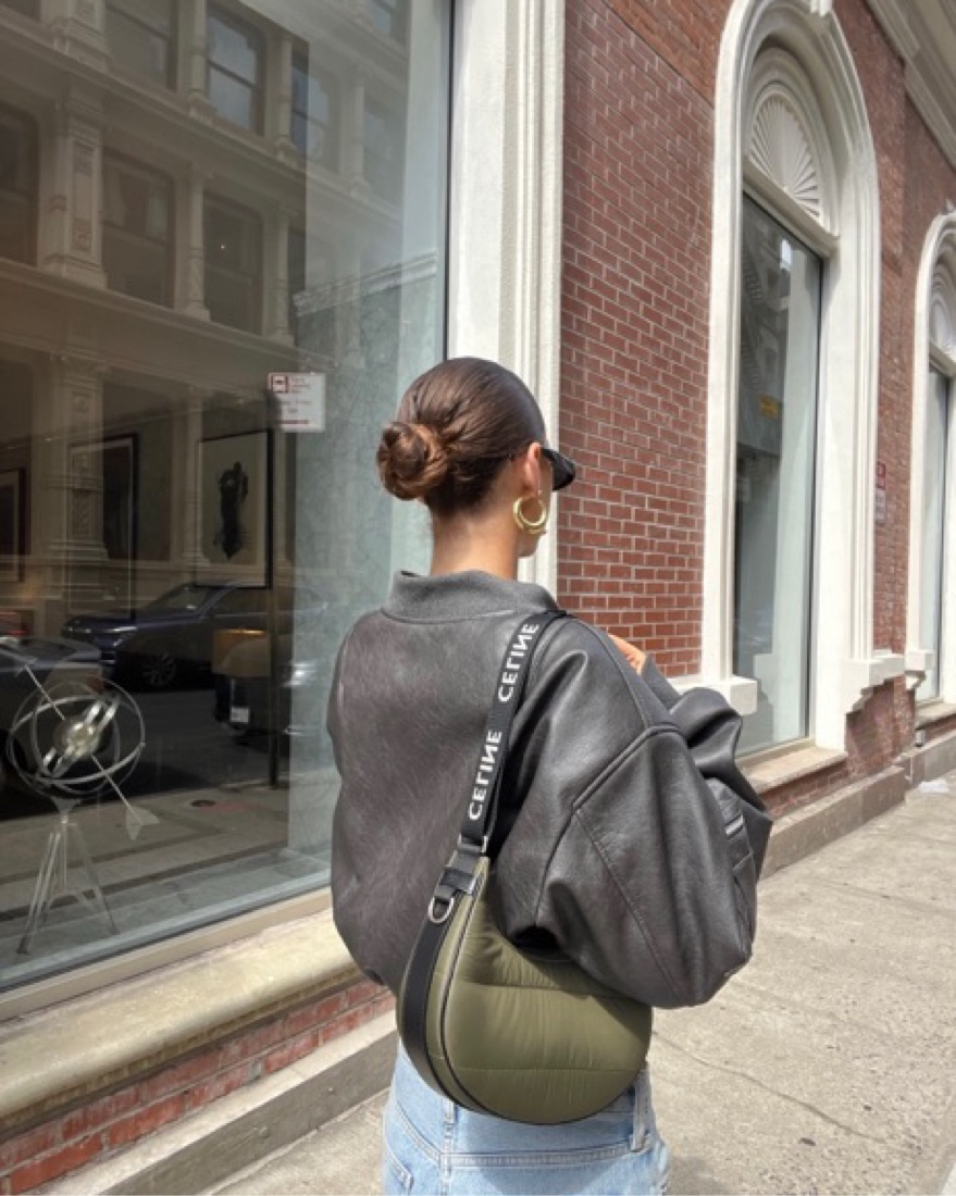 The Frankie Shop オーバーサイズ レザージャケット 送料込 THE FRANKIE SHOP レザー オーバーサイズジャケット | NET-A-PORTER