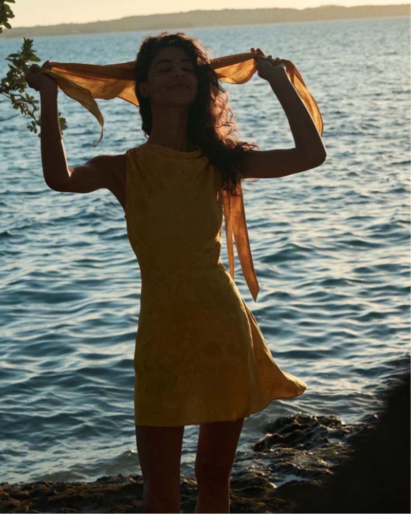 Doen MARCELLA DRESS by Doen - Pickle