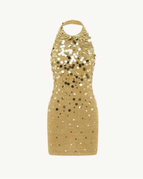 Asta Resort Alex Mini Dress Gold by Asta Resort - Pickle