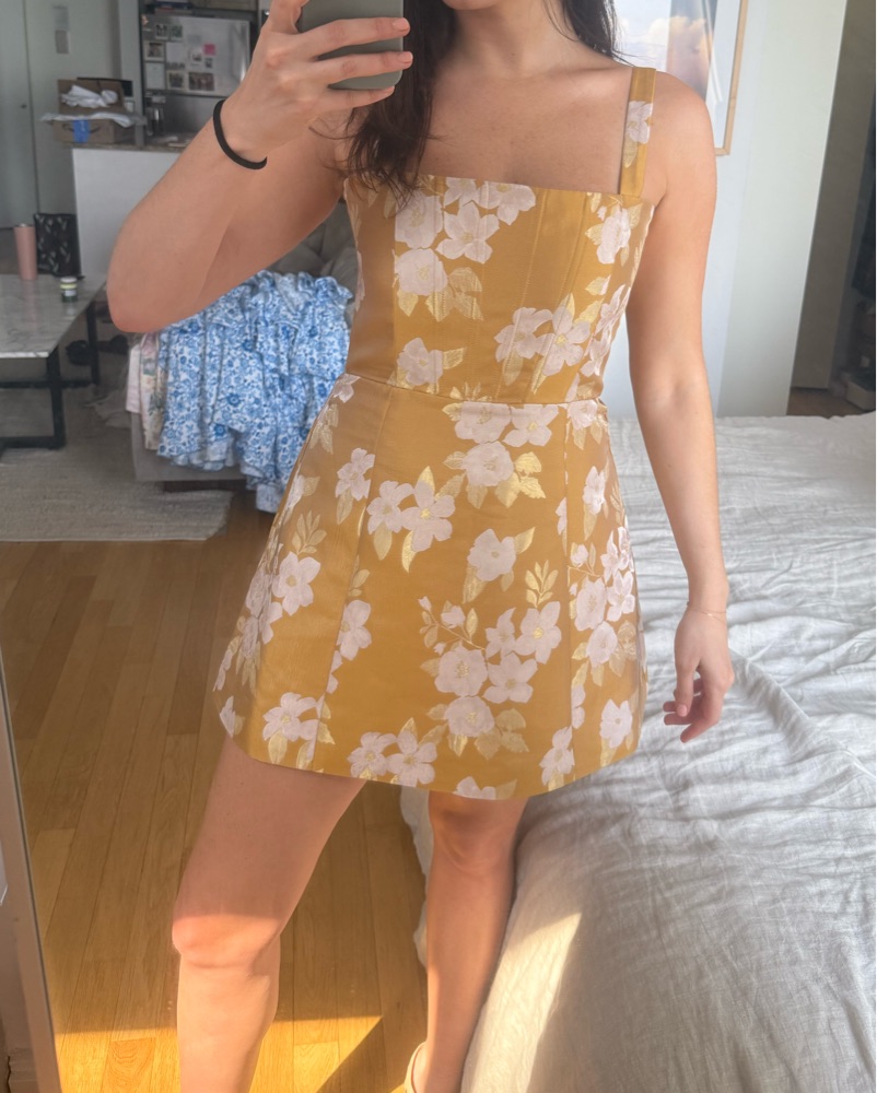 hot shot mini dress yellow Free People Hot Shot Mini Dress in Sunny Yellow