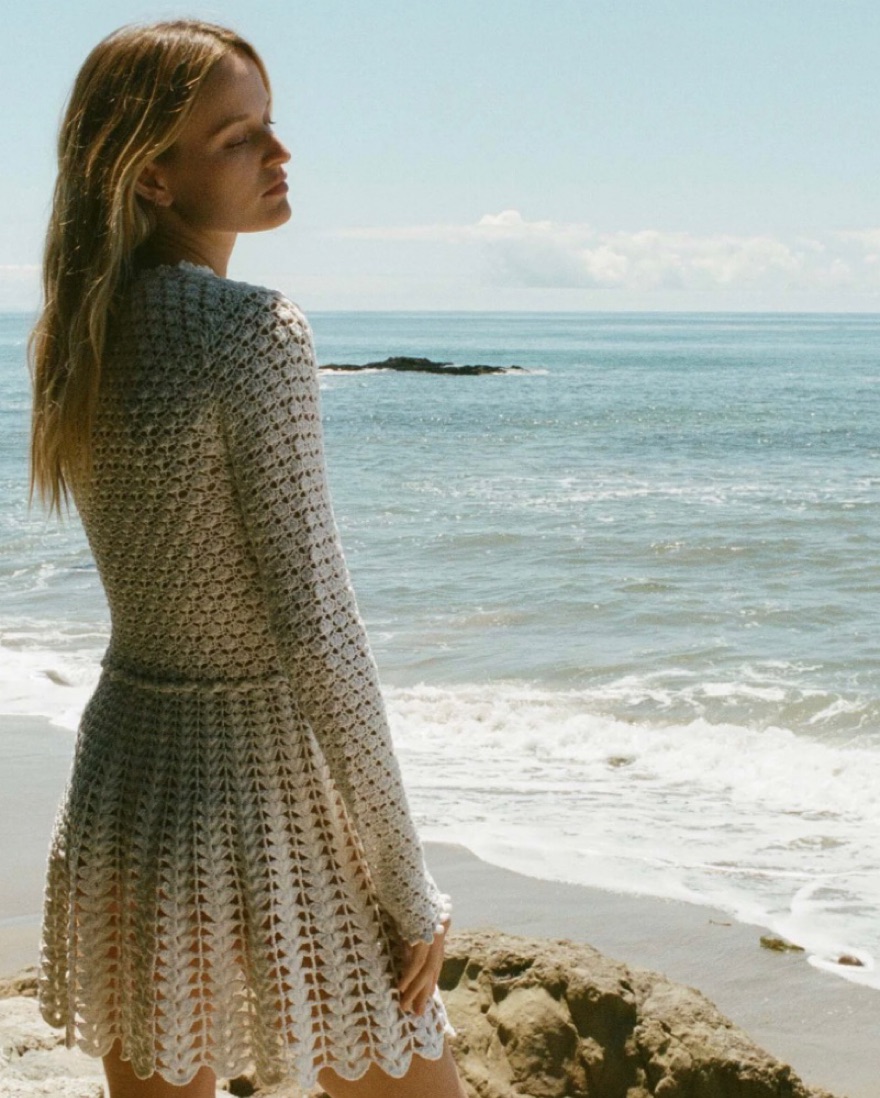 day dress Long Sleeve Day Gown - MIDI