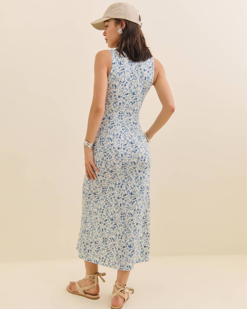 Reformation Brayden Knit Dress in Nile by Reformation - Pickle