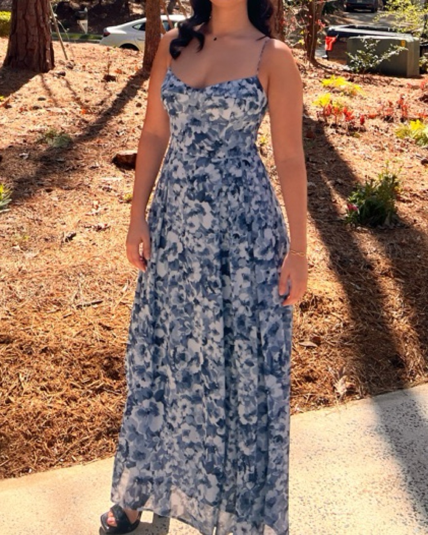 Reformation Blue Jaelyn Dress by Reformation - Pickle