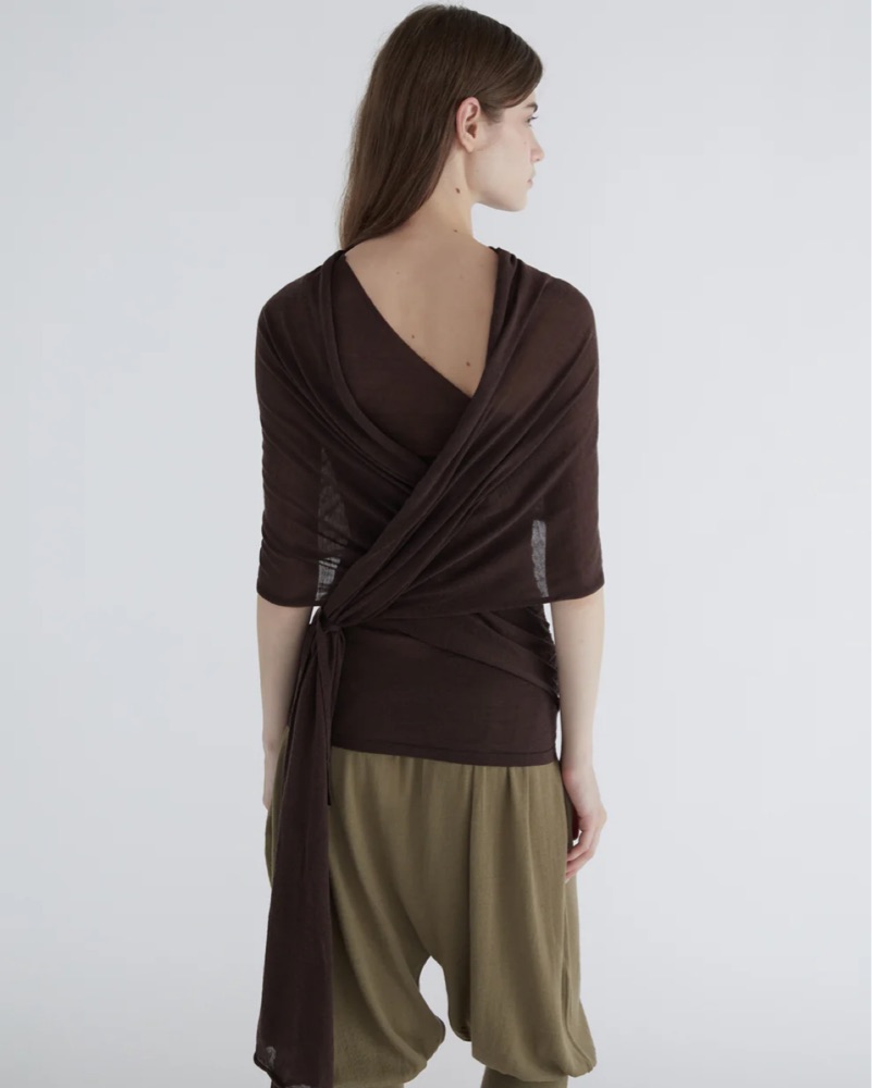 Paloma Wool Brown Puzzle Top by Paloma Wool - Pickle