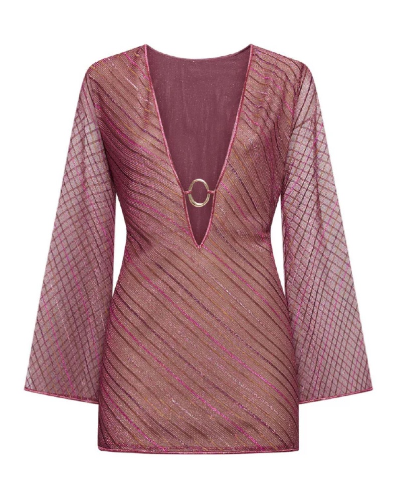 Oseree Pink Vacation Dress | Beach Club Outfits, Ibiza Outfits, Coverup,  Swim Coverup by Oseree - Pickle