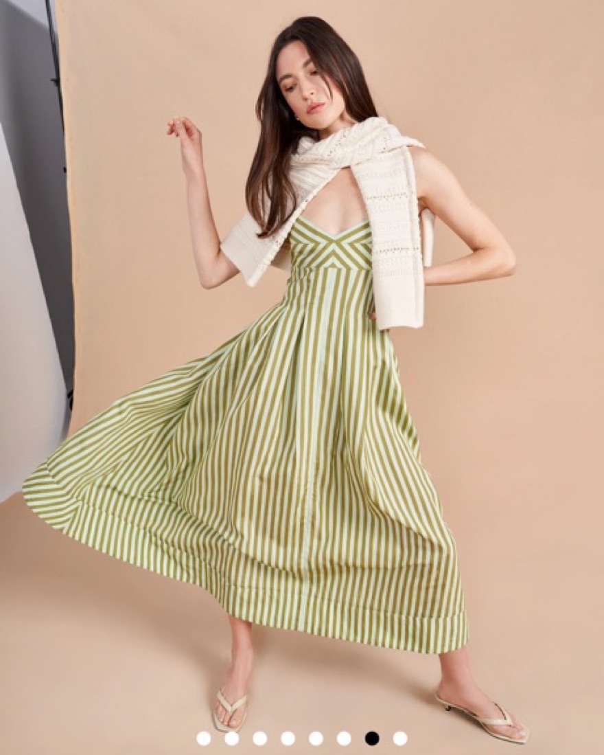 La Ligne Madeleine Dress by Reformation - Pickle