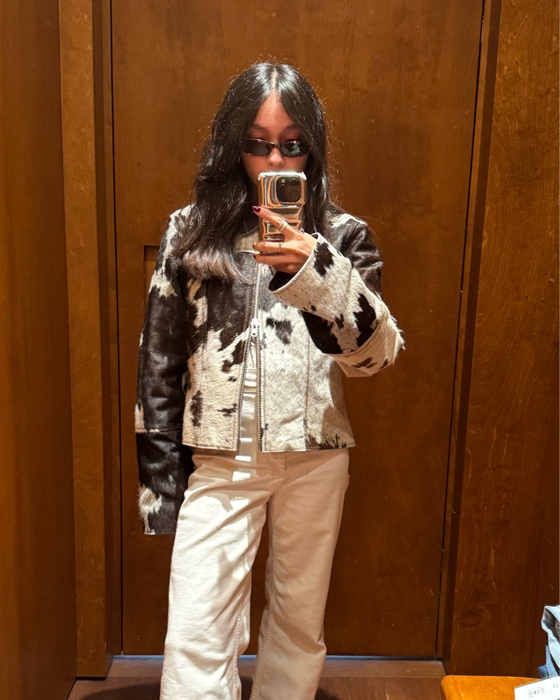【M】OVY Waterproof Calf Leather Car Coat Lightweight-Italian-Cotton-Car