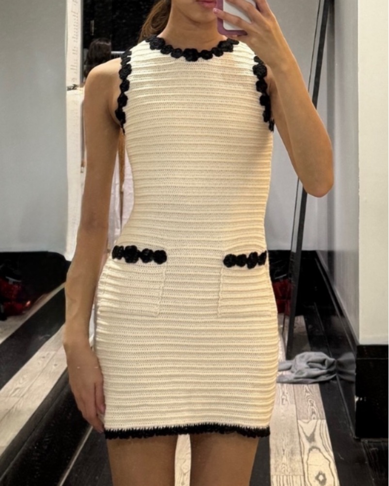 doen knit dress Doen Videya Crochet Knit Dress
