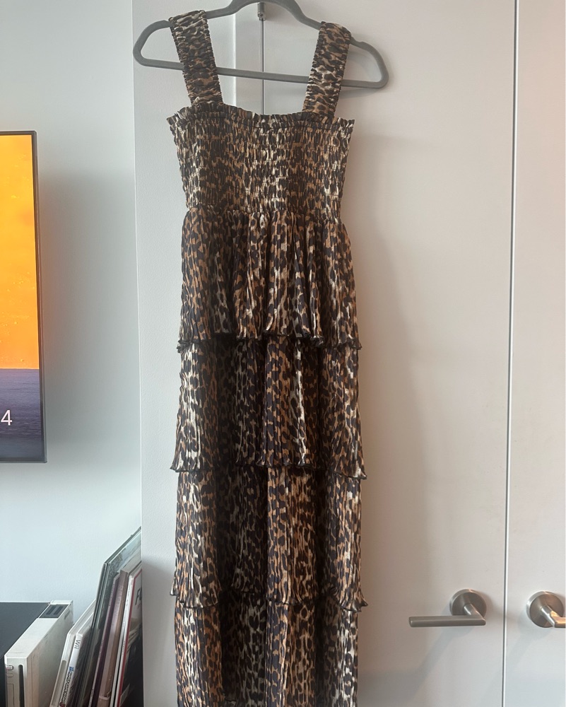 Ganni Leopard-print Midi Dress | Pickle