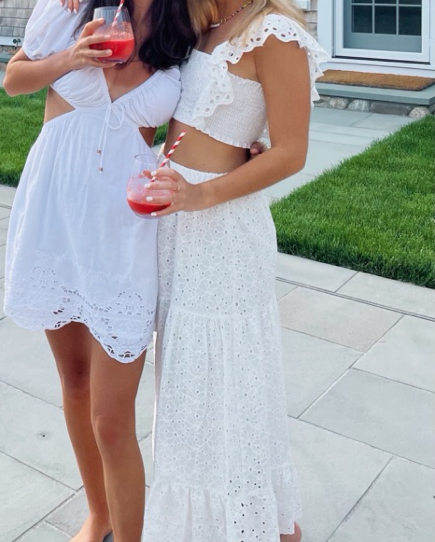 zara white dress with blue embroidery Embroidered Set by Zara Striped dress