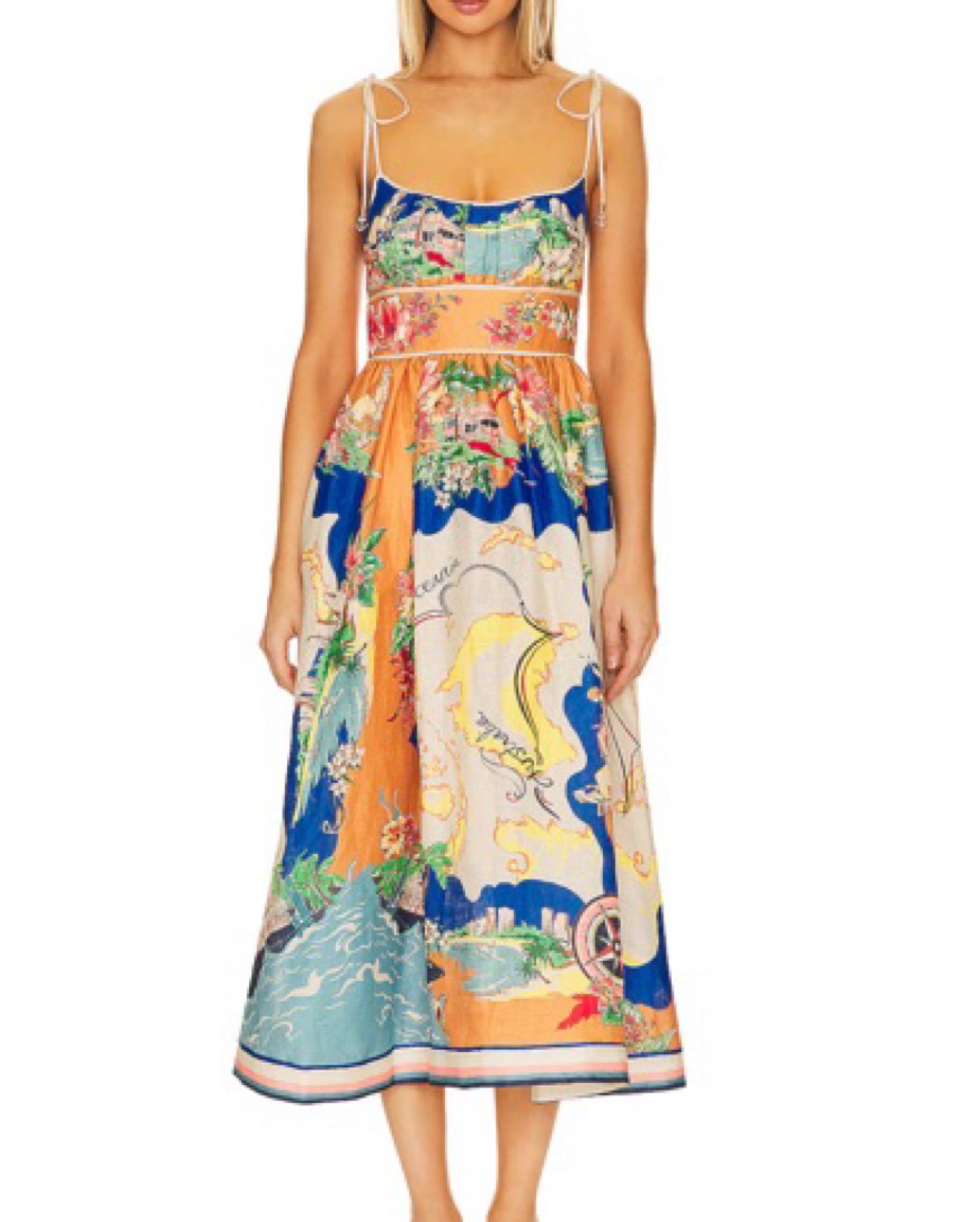 zimmermann alight midi dress Zimmermann Alight Picnic Midi Dress by Zimmermann