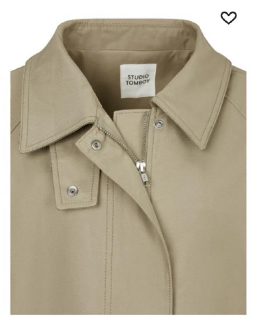 Studio Tomboy Oversized Trench Coat by Studio Tomboy - Pickle