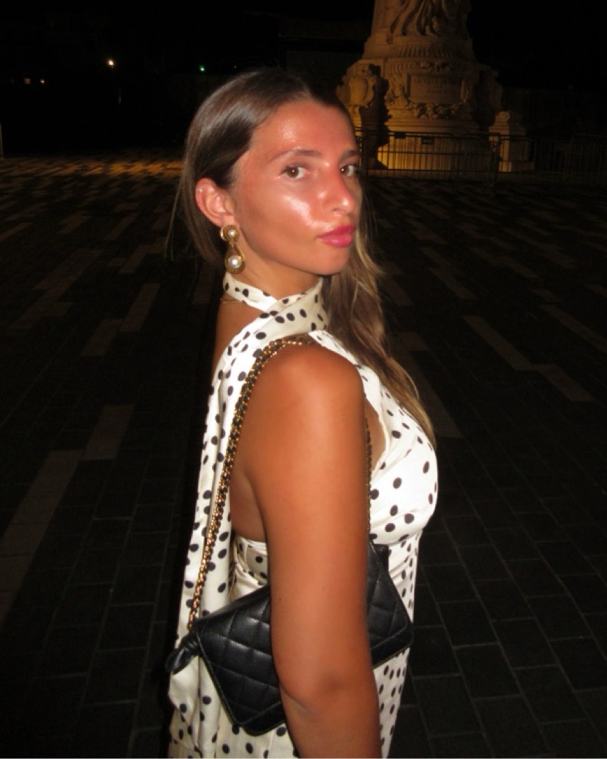 meshki brown polka dot dress Sepia and Cream Polka Dot Mesh Maxi Dress