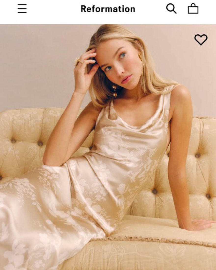 reformation annabelle silk dress review Reformation Annabelle Silk Dress by Reformation