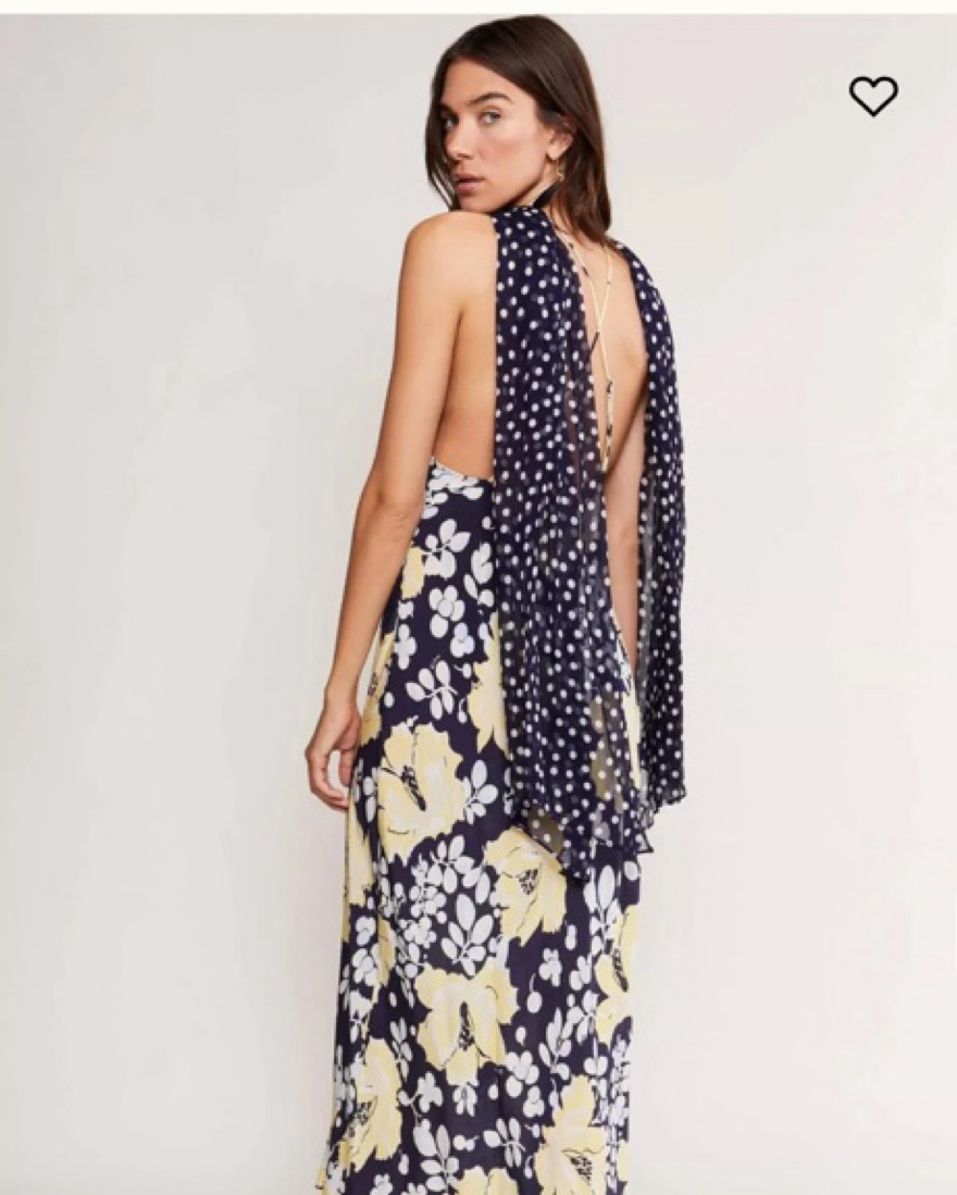 hayley silk midi dress Rixo Hayley Floral-print Silk Midi Dress Yellow Rixo
