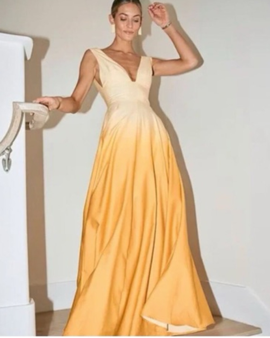 yellow ombre bridesmaid dresses One Size (S to XL) main image 1