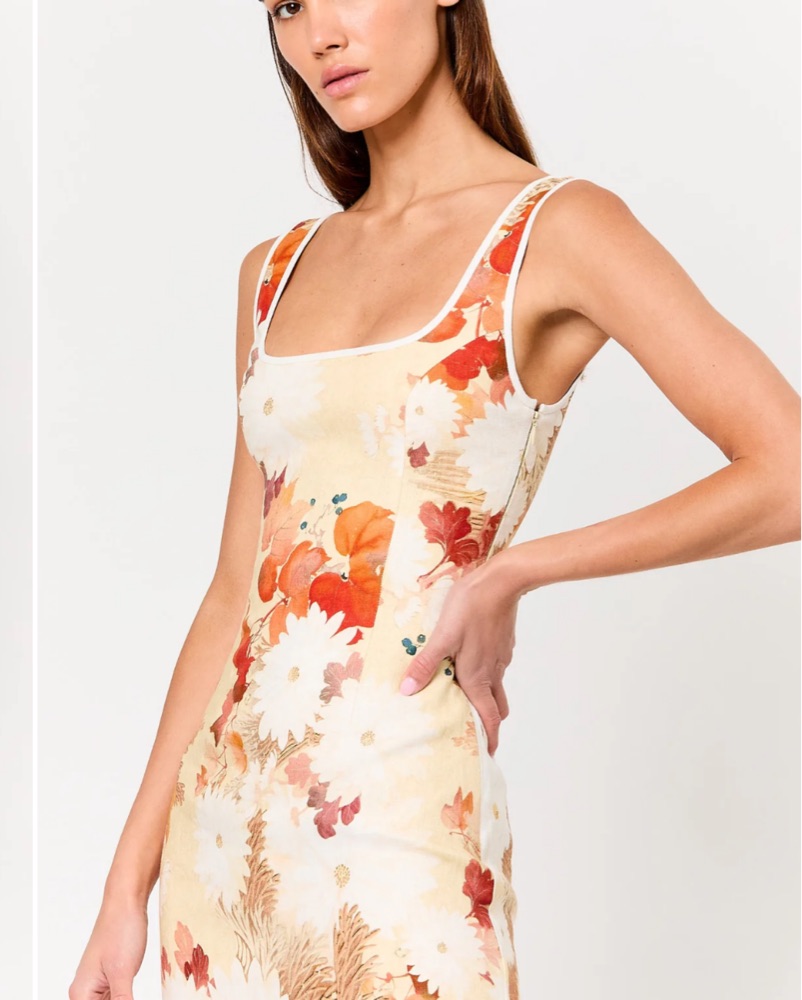 sir jessamine midi dress Jessamine Midi Dress in Posy Floral