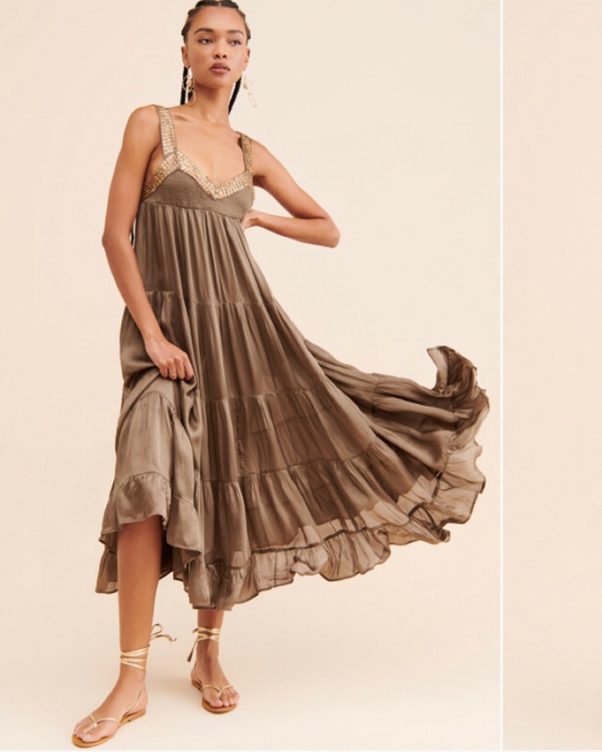Free People Isadora Dress by Free People - Pickle