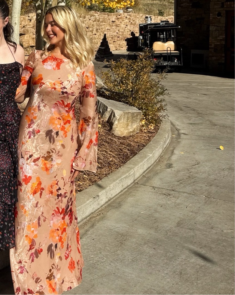 aje prom dress The #Aje 'Violette Bubble Hem Maxi Dress' in Magenta spotted on the  gorgeous @millie_h_s  Available in 3 sizes; 6, 8, & 10  Tap the image  to book now  Image via: @nataliefraserwatson