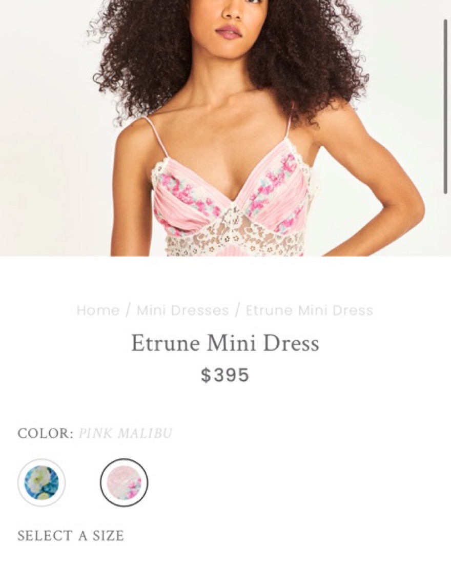 LoveShackFancy Etrune Mini Dress | Pickle