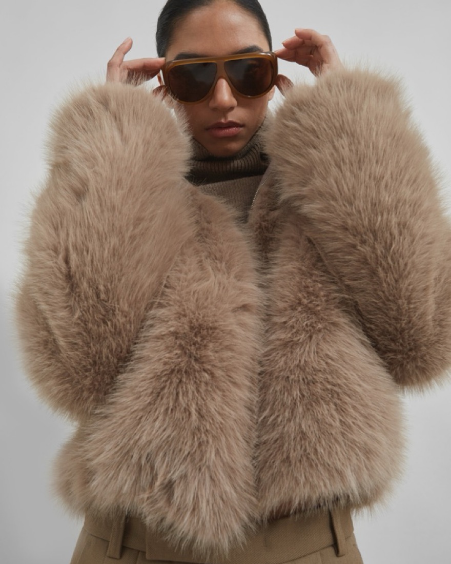 Frankie Shop Faux Fur Jacket | Pickle