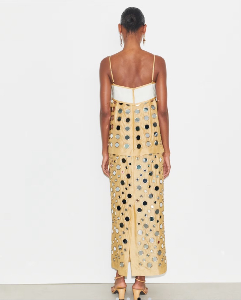 tory burch gold dress Ulla Johnson main image 0