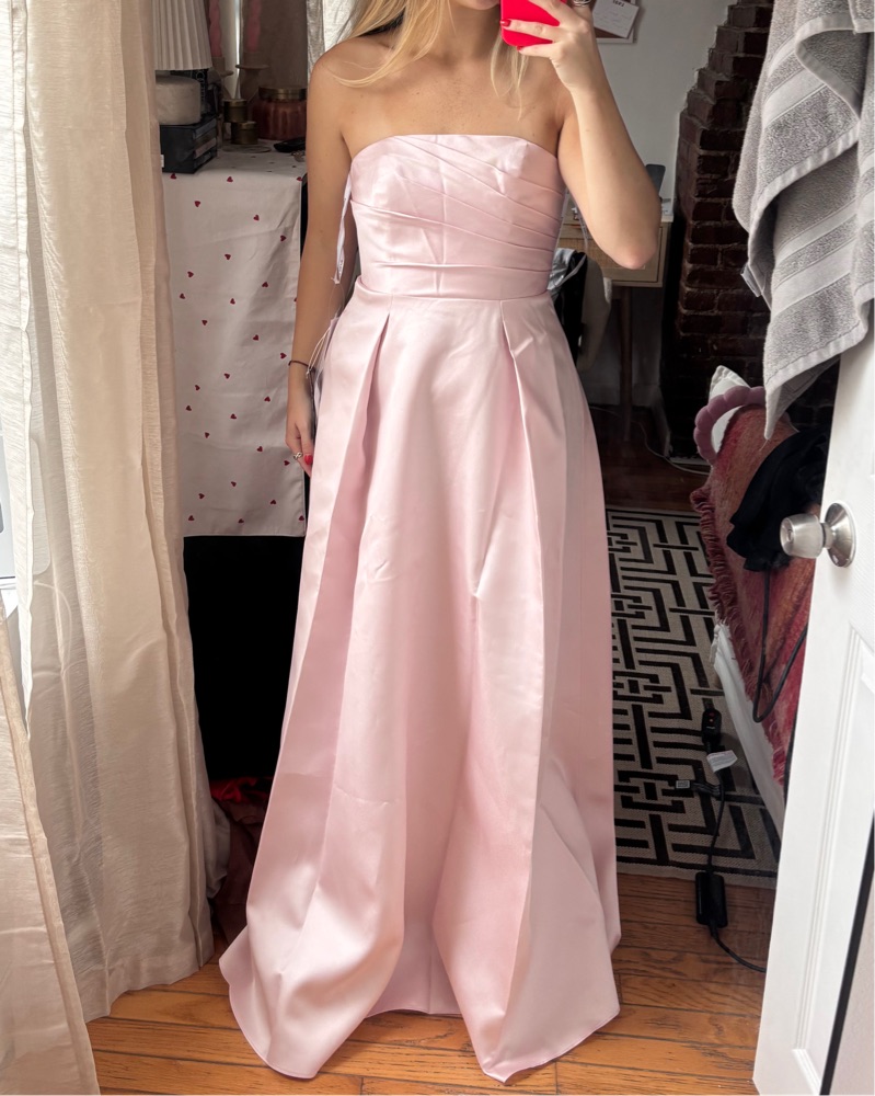 pink halter bridesmaid dresses Six Stories crepe High Cowl Neck maxi Dress in light Zephyr-1 Size:15.5 - M The Halter A Adrianna Papell, Blue Beaded