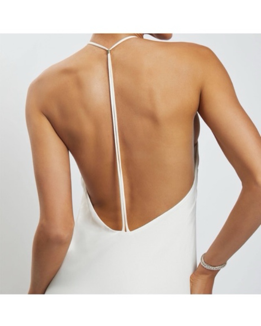 black mini halter dress Edikted Women's Abstract Detail Halter Mini Dress main image 0