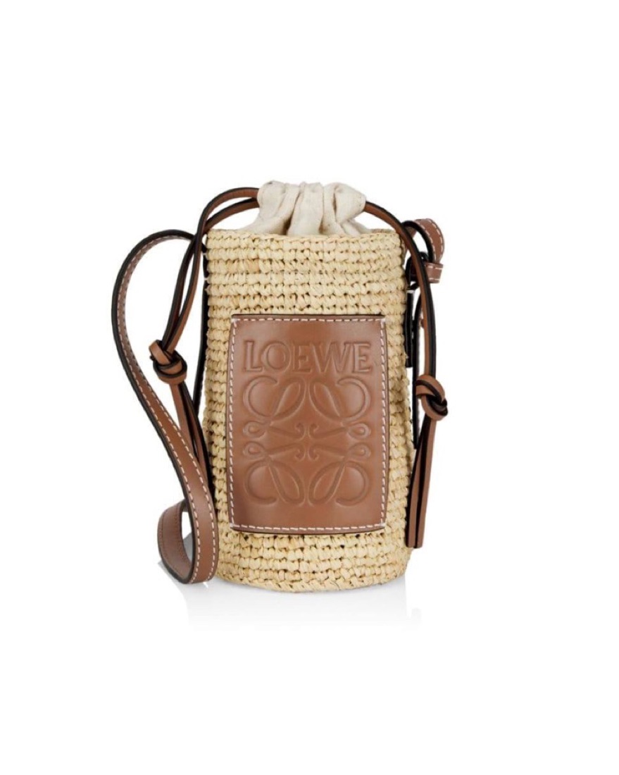 Loewe Raffia Mini Bag | Pickle