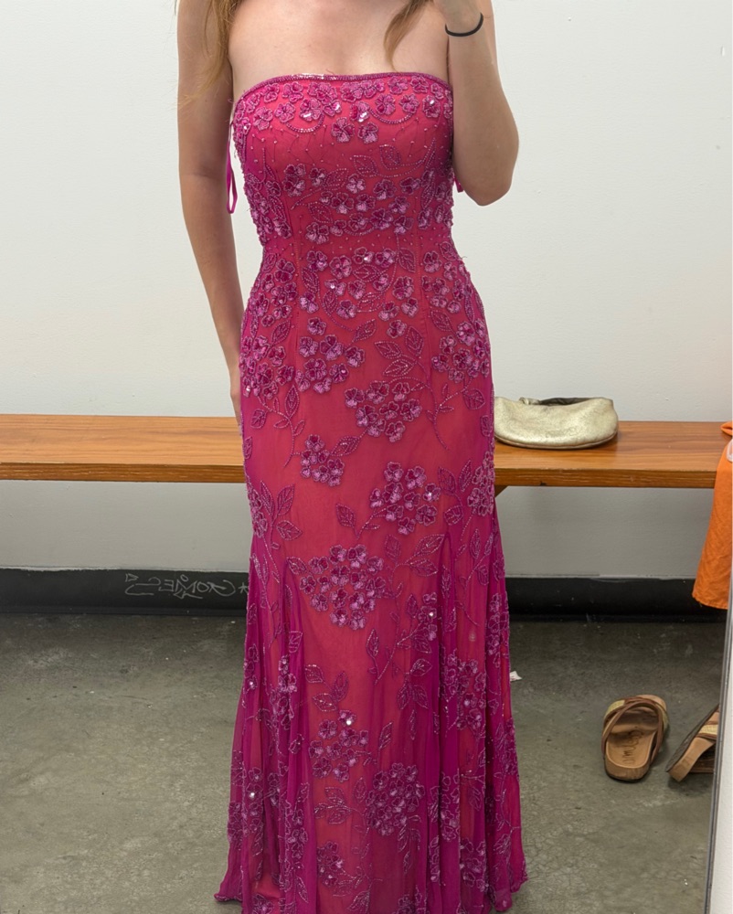 pink mother of the bride dresses Blush Short Embroidered Sequin Lace Sheath Mother Of The Bride Dress Cruise Dresses 10 to 15 days Portia and Scarlett Cape SELECT SIZE:M