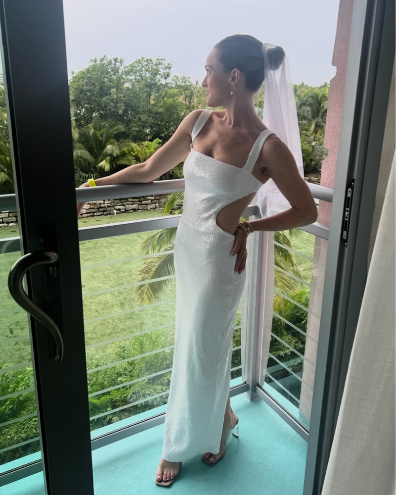 meshki white sequin dress Romilly Sequin Mini Dress / Ivory | MESHKI