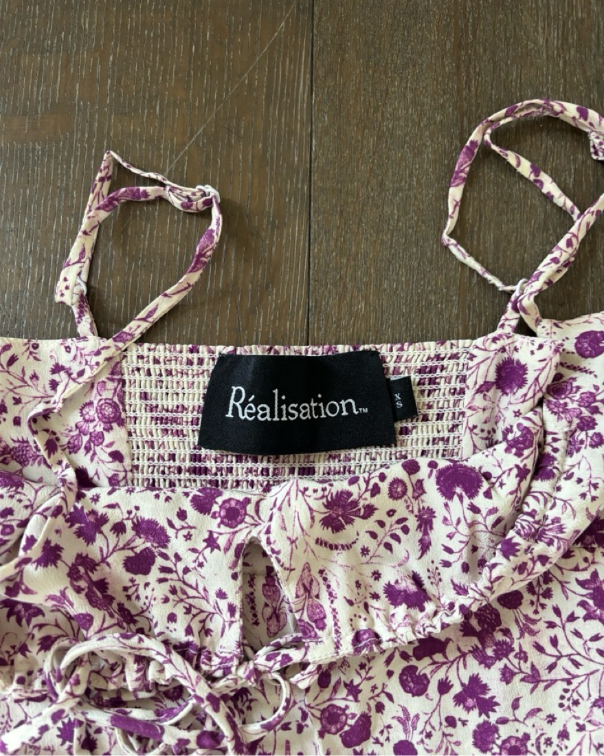 Realisation Par The Alba Dress in Mystic by Realisation Par - Pickle
