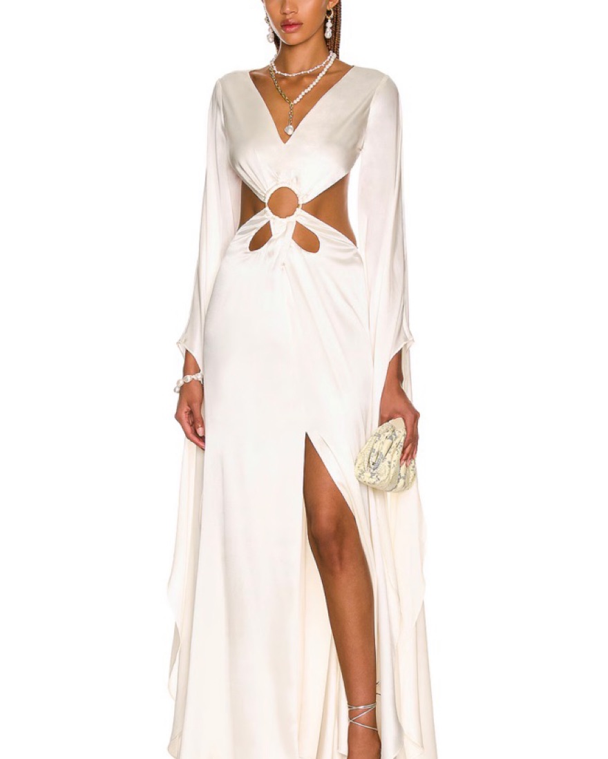 Cult Gaia Jasmin Gown in Off White by Cult Gaia - Pickle