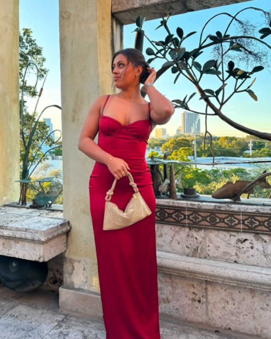 House Of CB Stefiana Dress by House of CB - Pickle