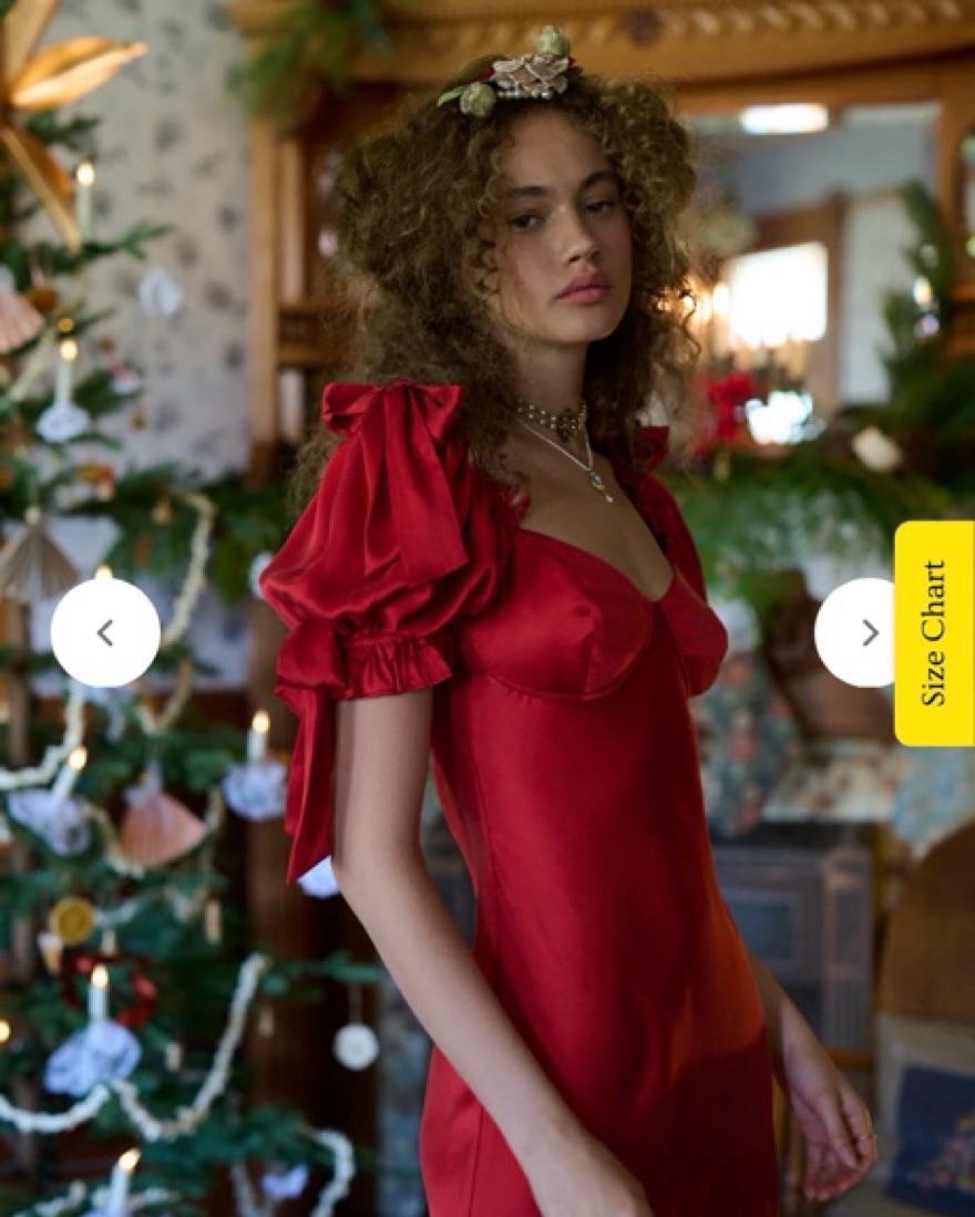 The Poet Selkie Dress (100% Silk) by Selkie - Pickle