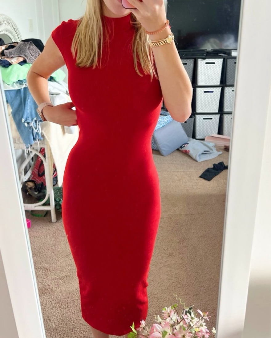 【関税込】PhaseEight ドレス☆Sherani Bodycon Midi Dress, Red Sherani Bodycon Midi Dress | Phase Eight ROW |