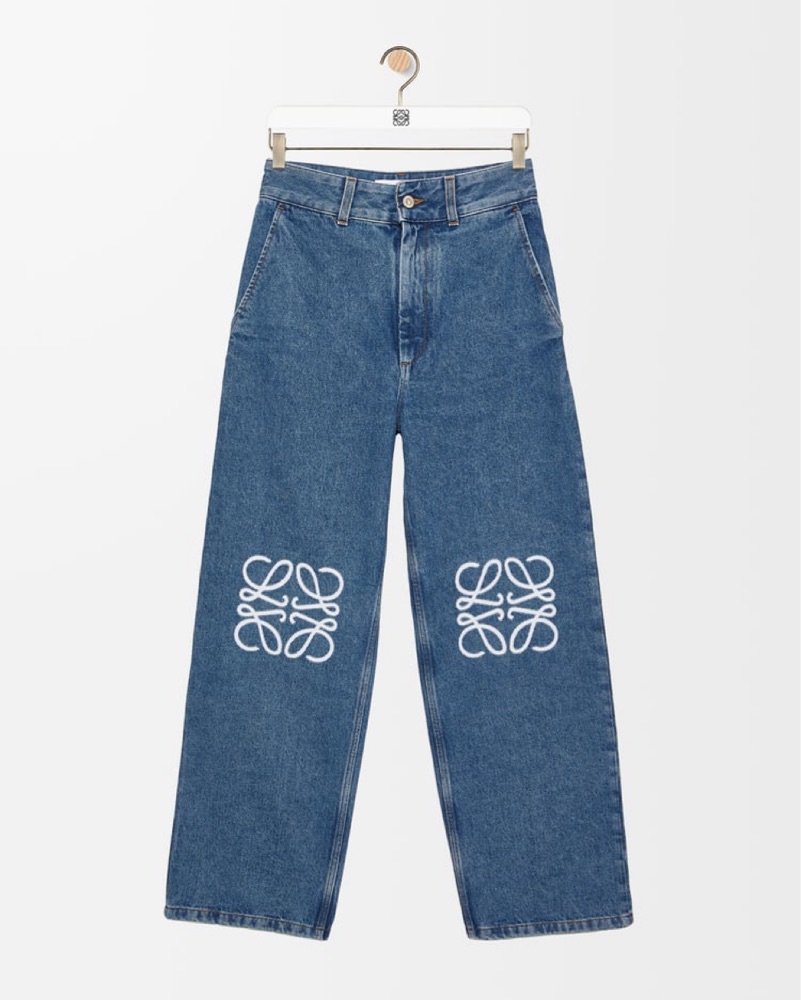 VIP【送料関税込】LOEWE HIGH WAISTED DENIM JEANS LOEWE Wrap Oversized Jeans | Saks Fifth Avenue
