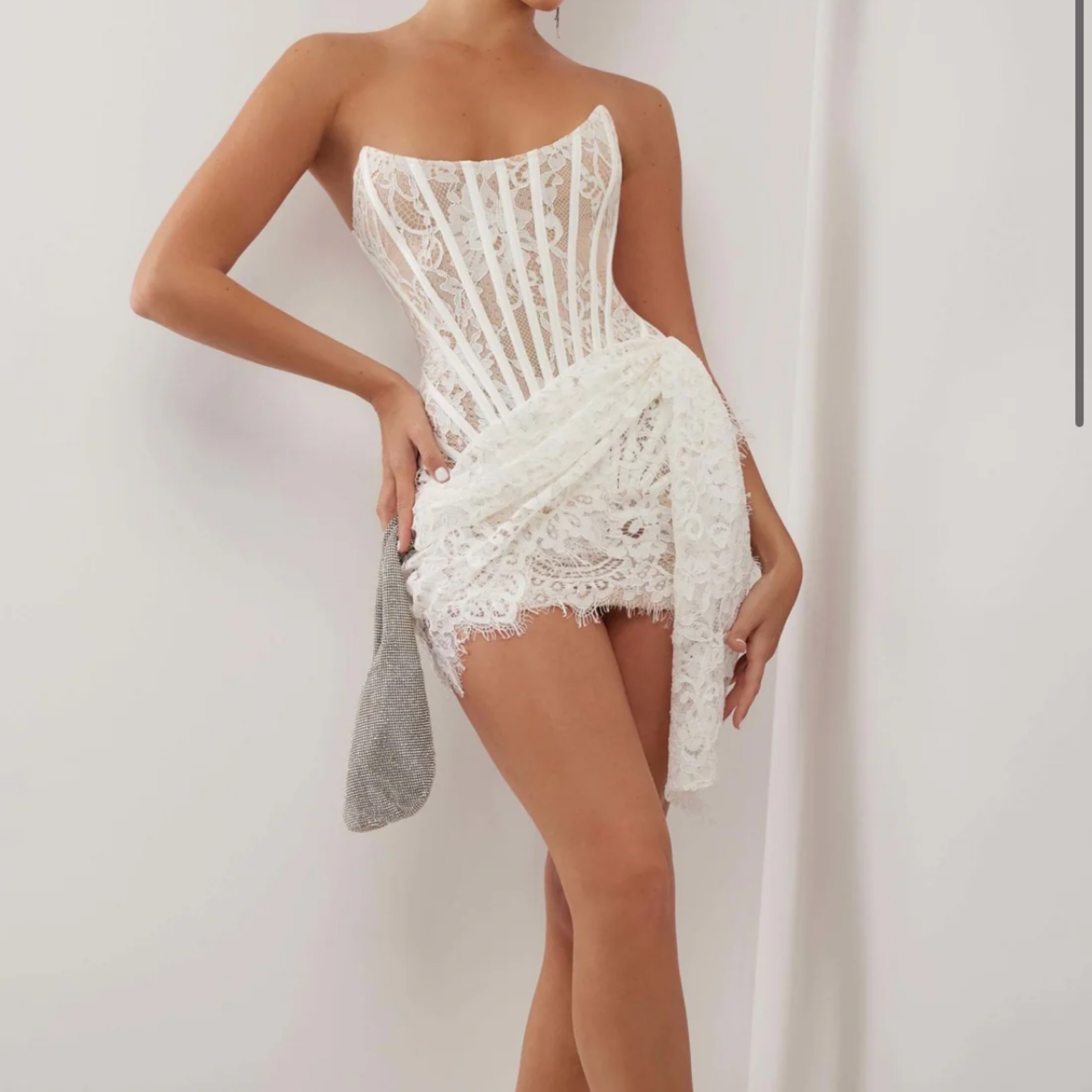 heiress beverly hills lace corset dress Rent Heiress Beverly Hills Lace Corset Mini Dress
