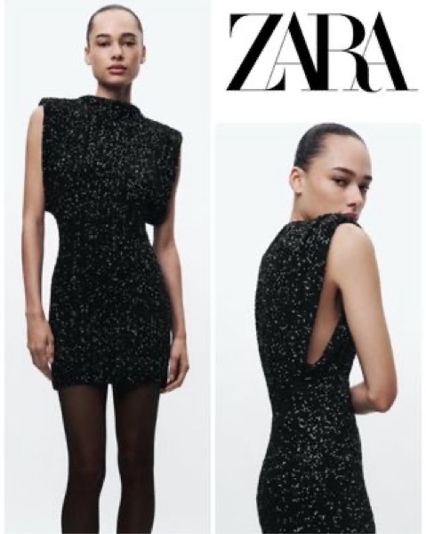 Zara Holiday Formal Mini Dress by Zara - Pickle