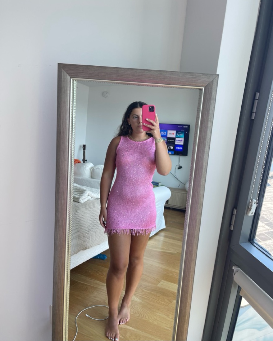 natalia mini dress azalea sequin Natalia Mini Dress in Azalea Sequin XS by Asta Resort