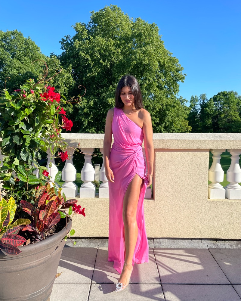 Sau Lee helene Dress In Pink by Sau Lee - Pickle