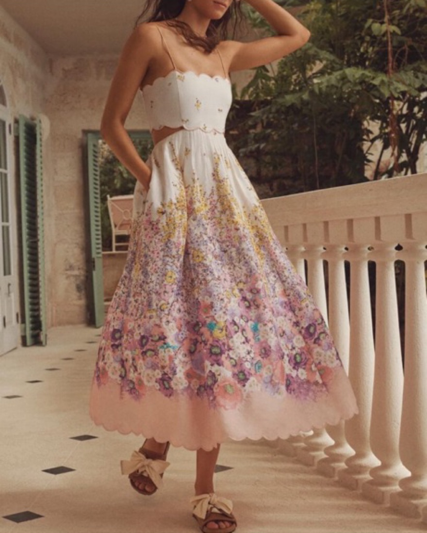 Zimmermann Jude Scallop Dress - Size 0 | Pickle