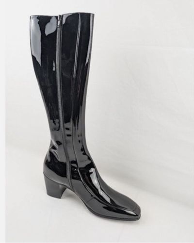 Yves Saint Laurent Patent boots by Saint Laurent | Pickle