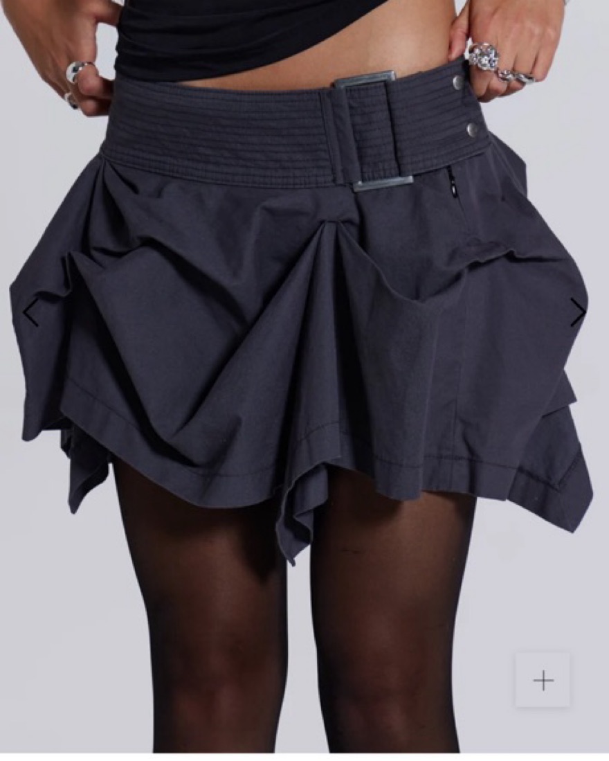 jaded london Tucked Mini Skirt グランジ jaded london Tucked Mini Skirt グランジ jaded london Tucked