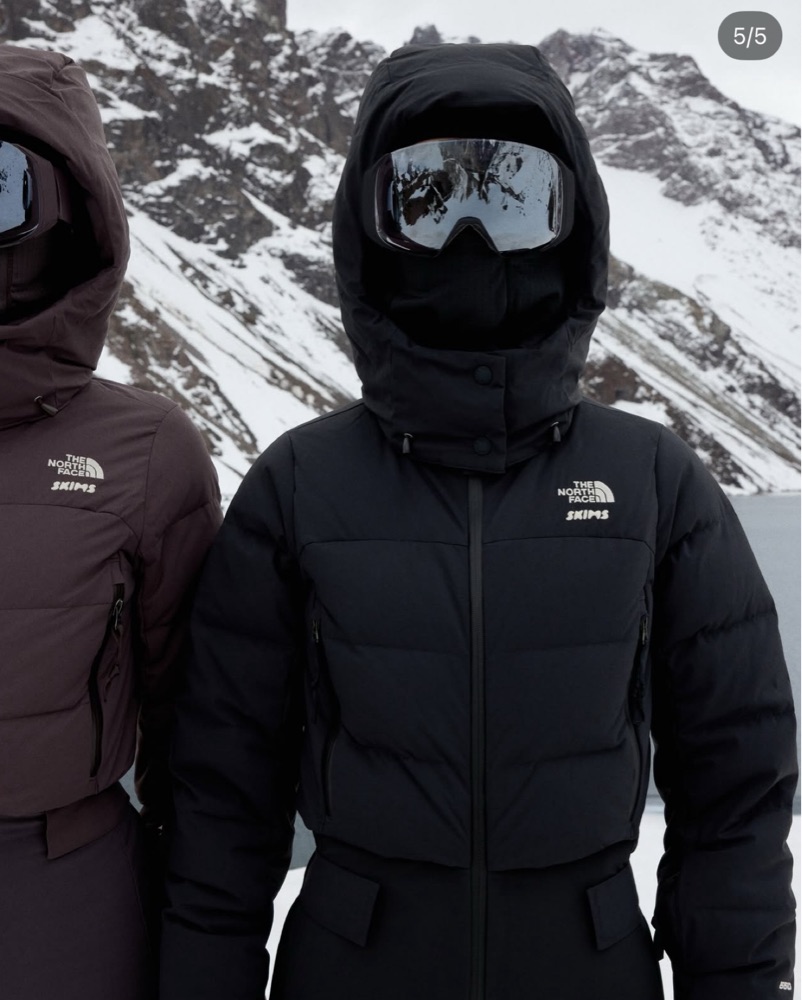 North Face x Skims - One Piece Snowsuit by Skims - Pickle