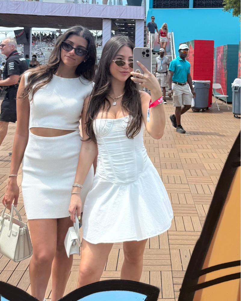 未＊ANDMARY Camila mini dress Ivory ANDMARY】Camilla mini dress