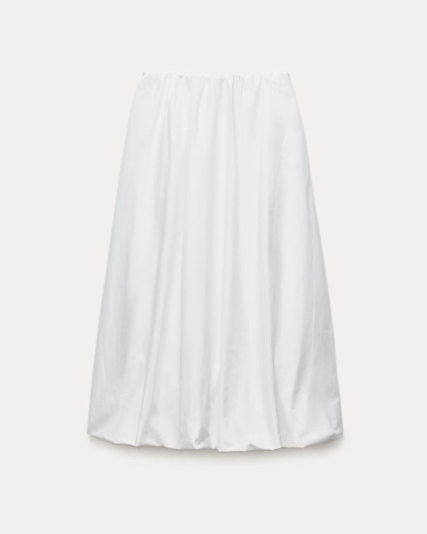 Zara Balloon Midi Skirt | Pickle